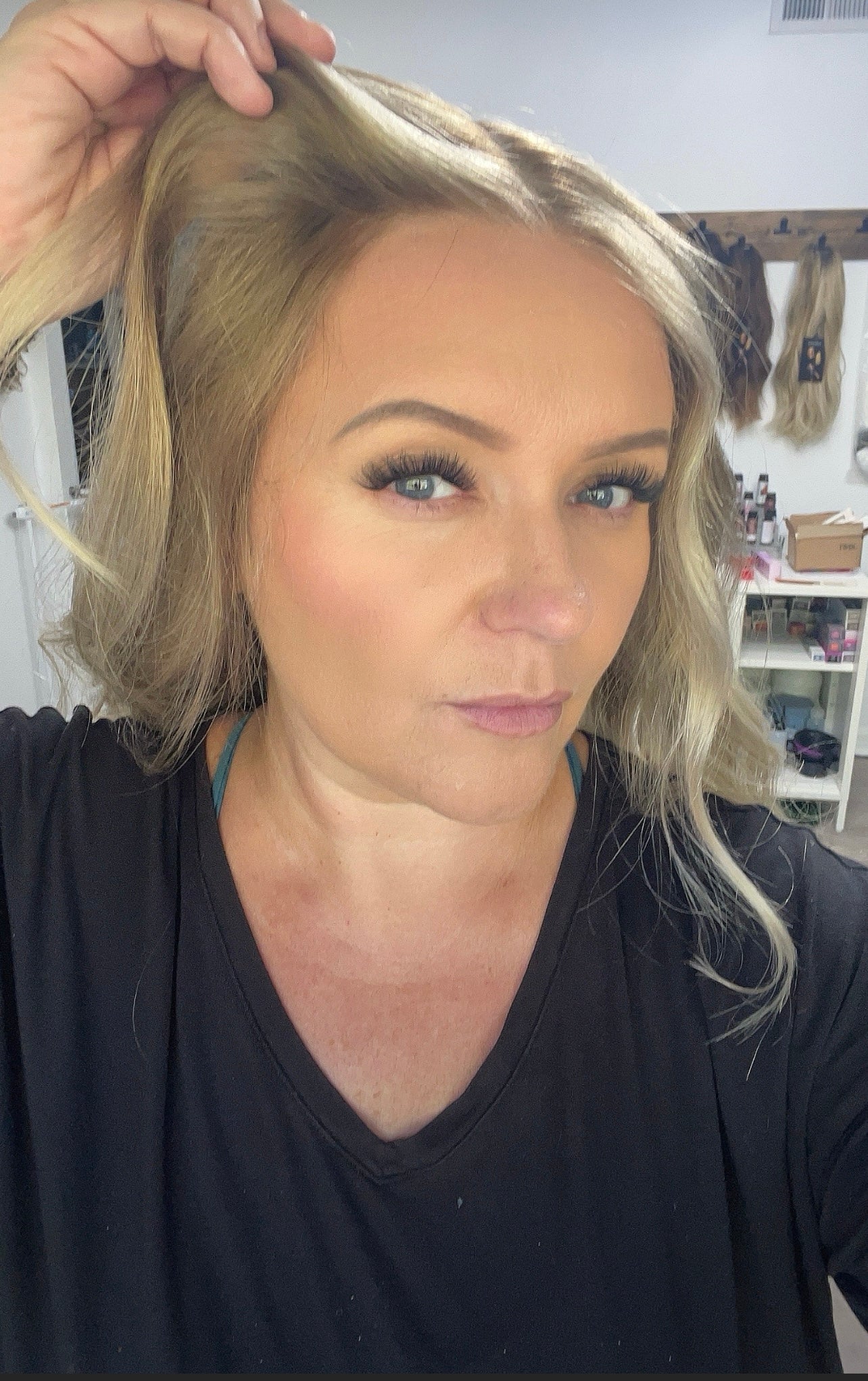 “MORGAN” 22in Premium Human Hair